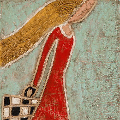 On her way