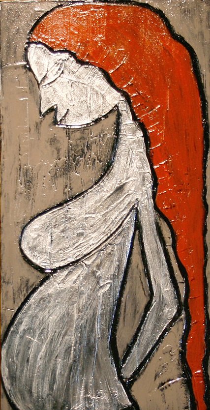 Red, cropped image